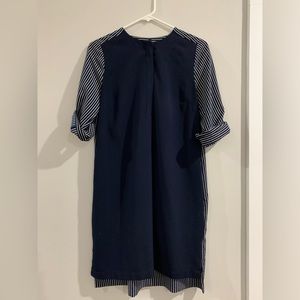 Loft Navy Shirt Dress (Small Petite)